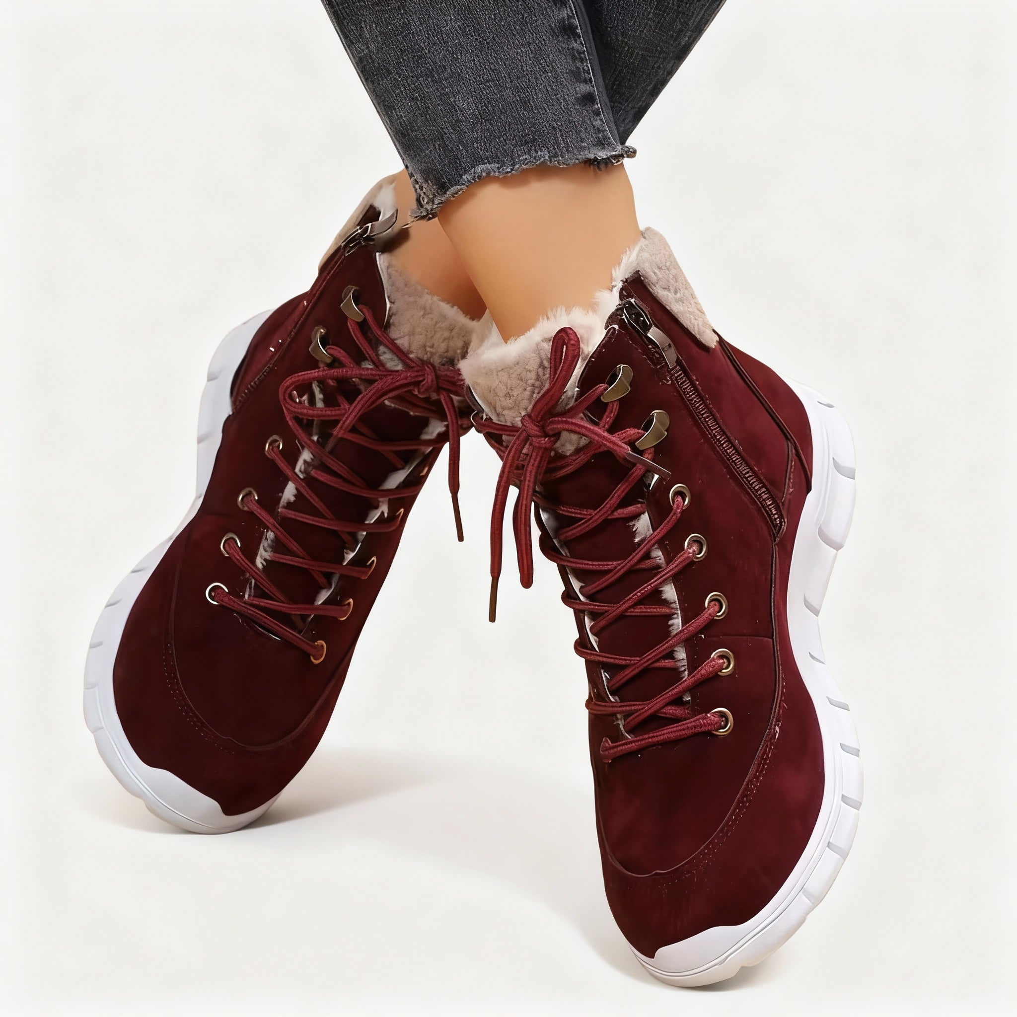 Bottes d’hiver fourrées femme