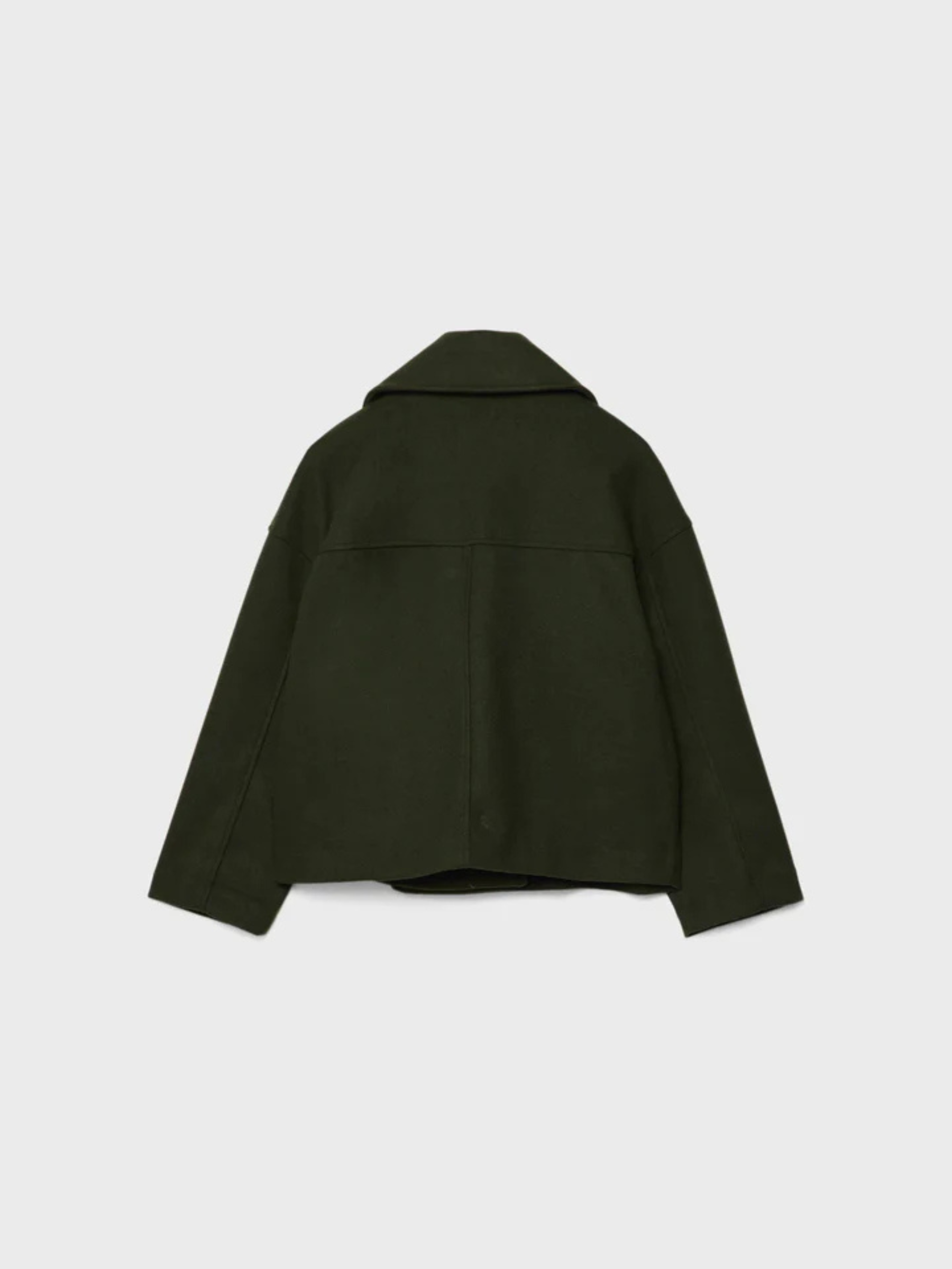 Veste Femme Courte Croisée en Laine