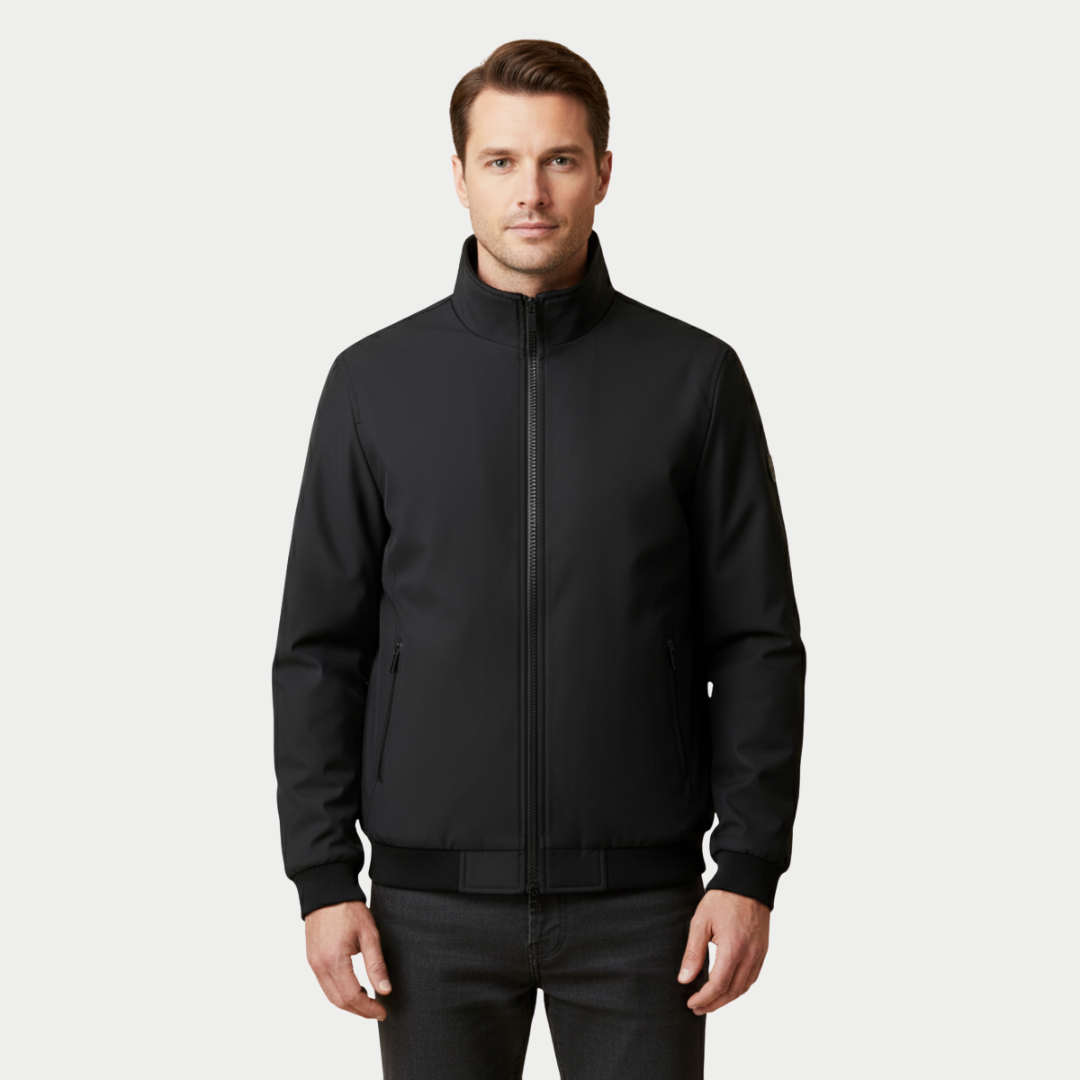 Veste d’hiver chaude doublée en polaire imperméable pour homme