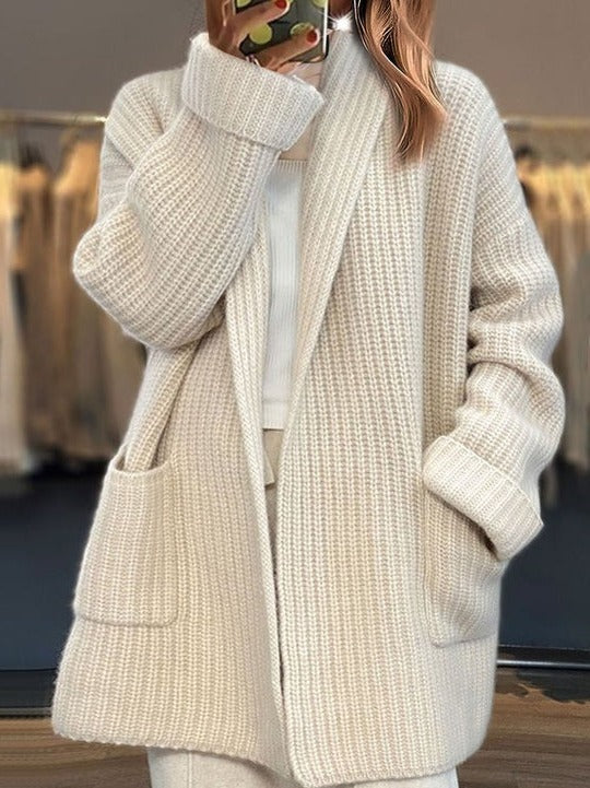 Pull ample en tricot pour femme