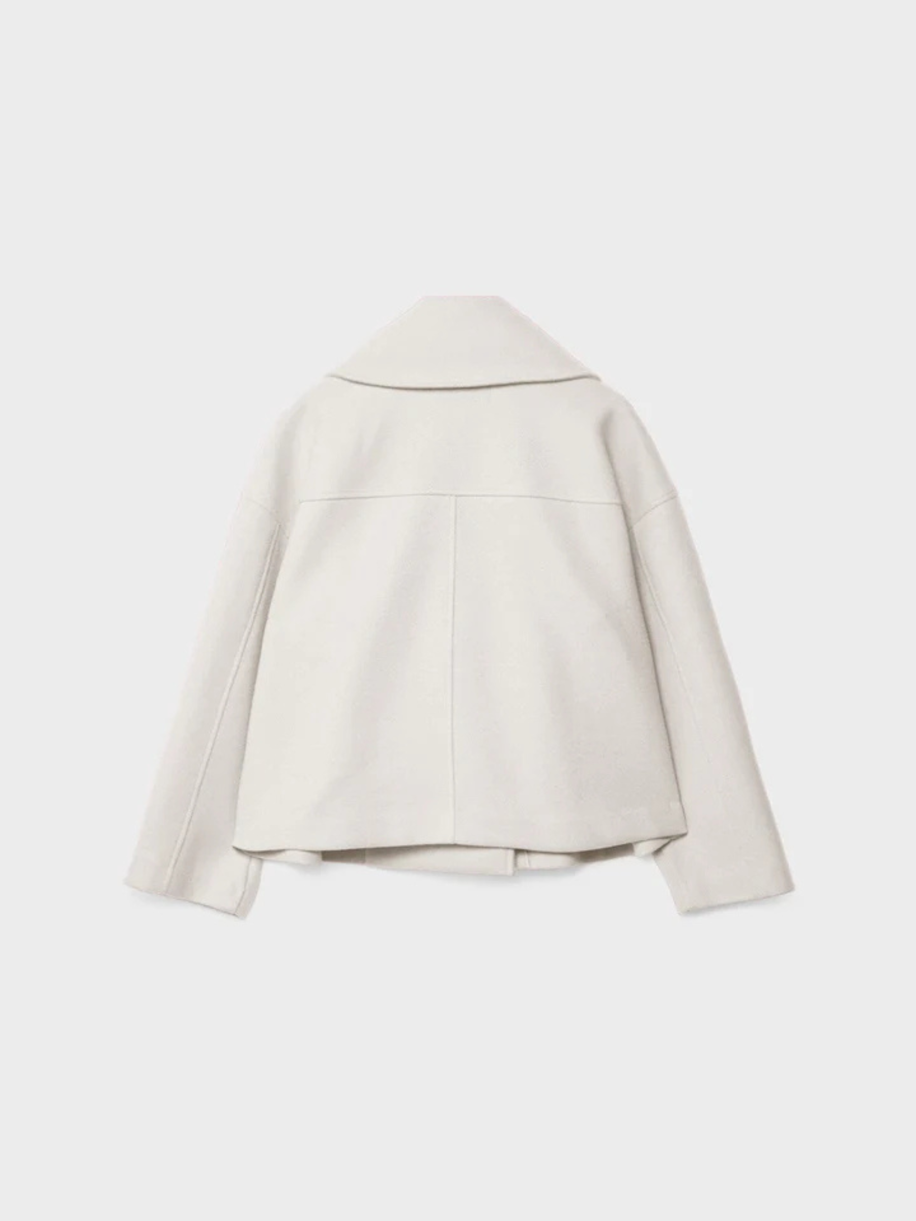 Veste Femme Courte Croisée en Laine