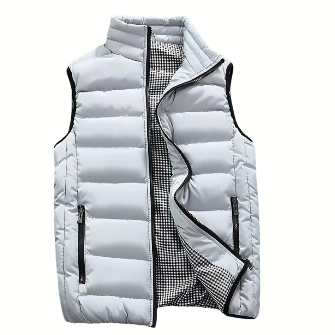 Gilet polaire léger avec poches zippées pour hommes