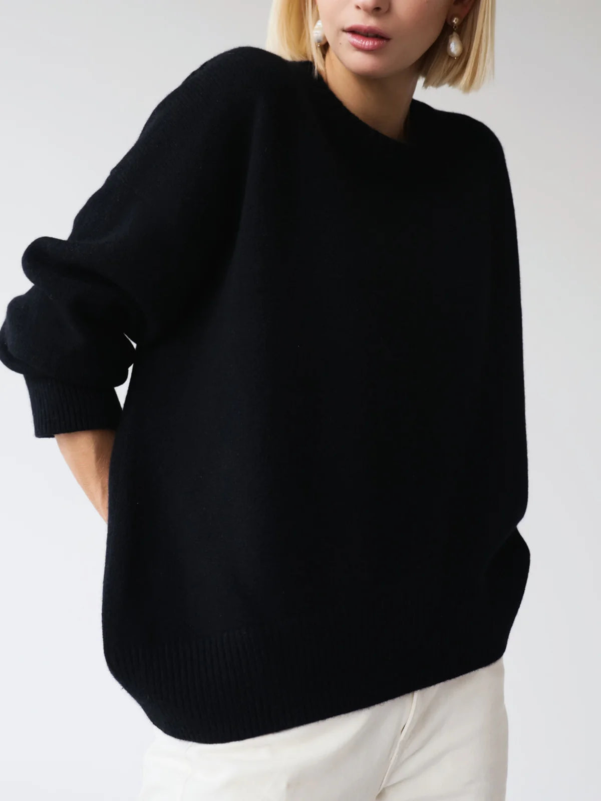 Pull en tricot minimaliste pour femmes