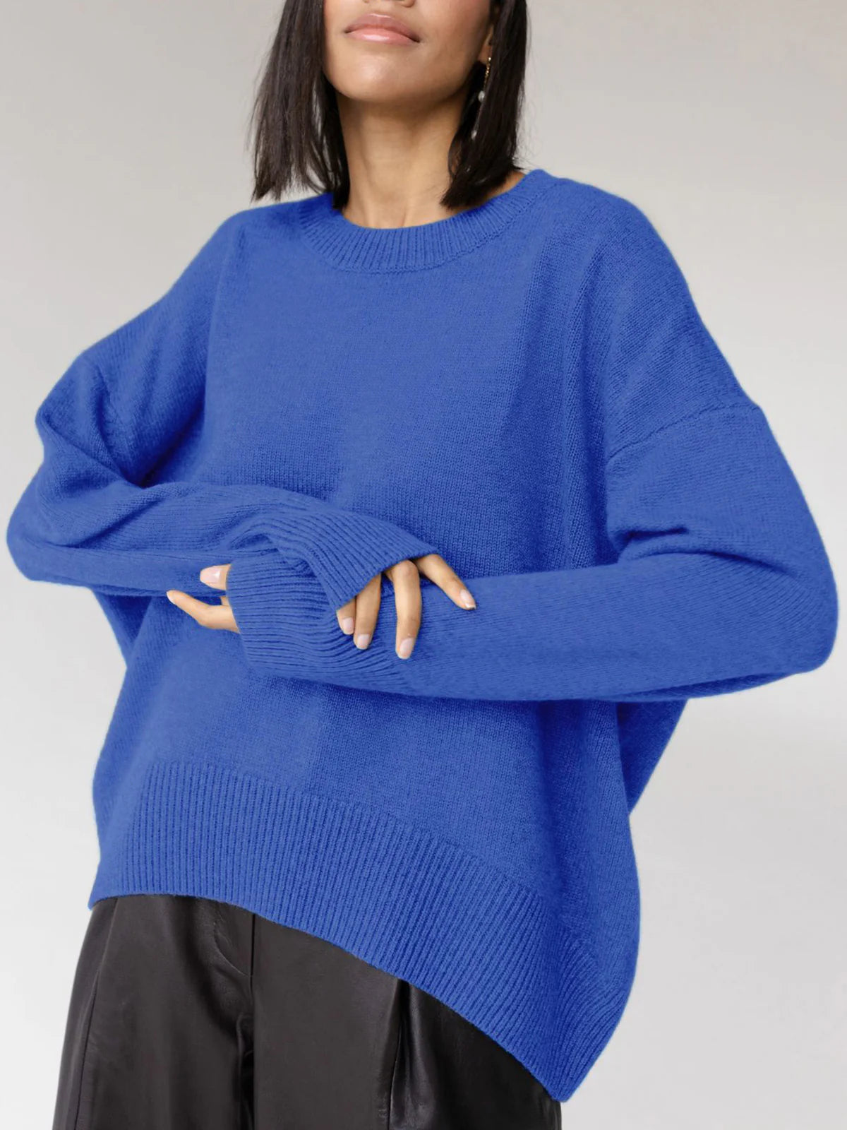 Pull en tricot minimaliste pour femmes