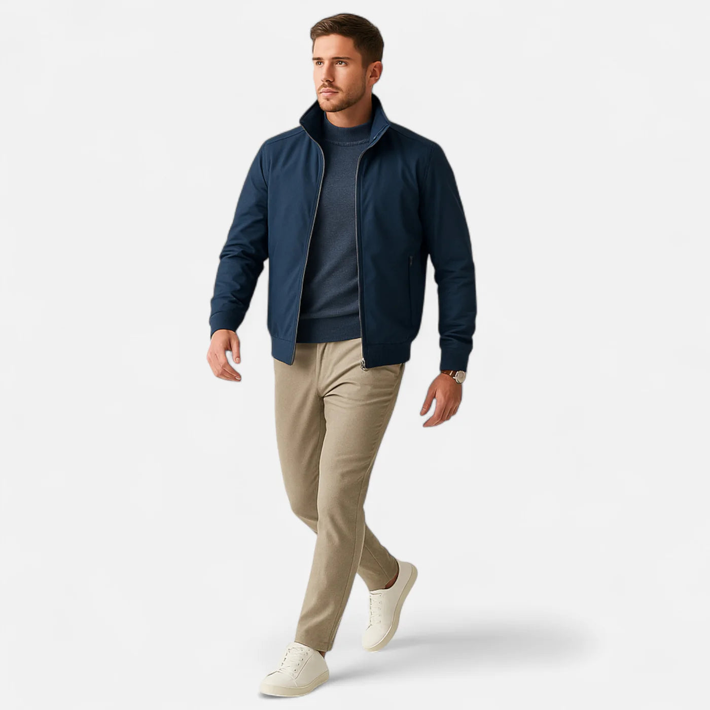 Blouson bombardier homme coupe ajustée