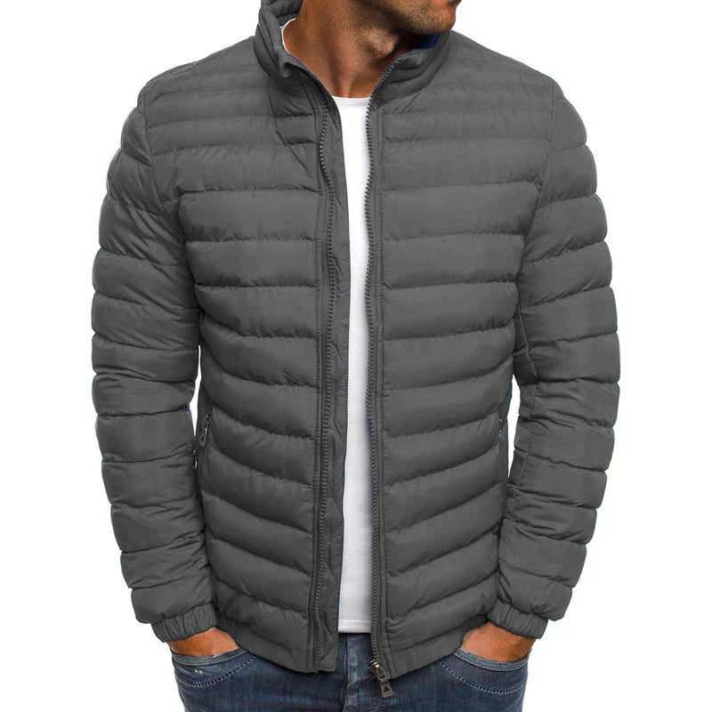 Veste polaire matelassée classique pour hommes