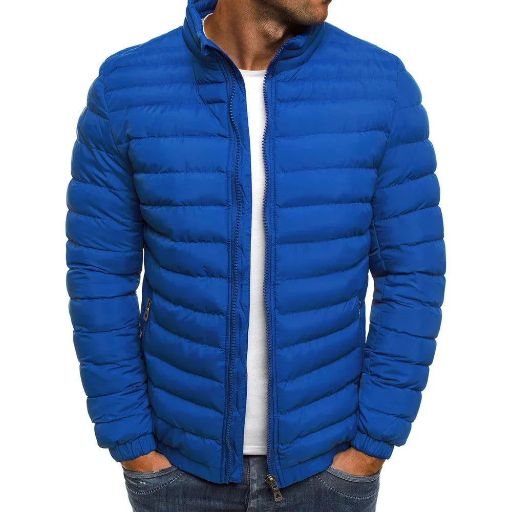 Veste polaire matelassée classique pour hommes