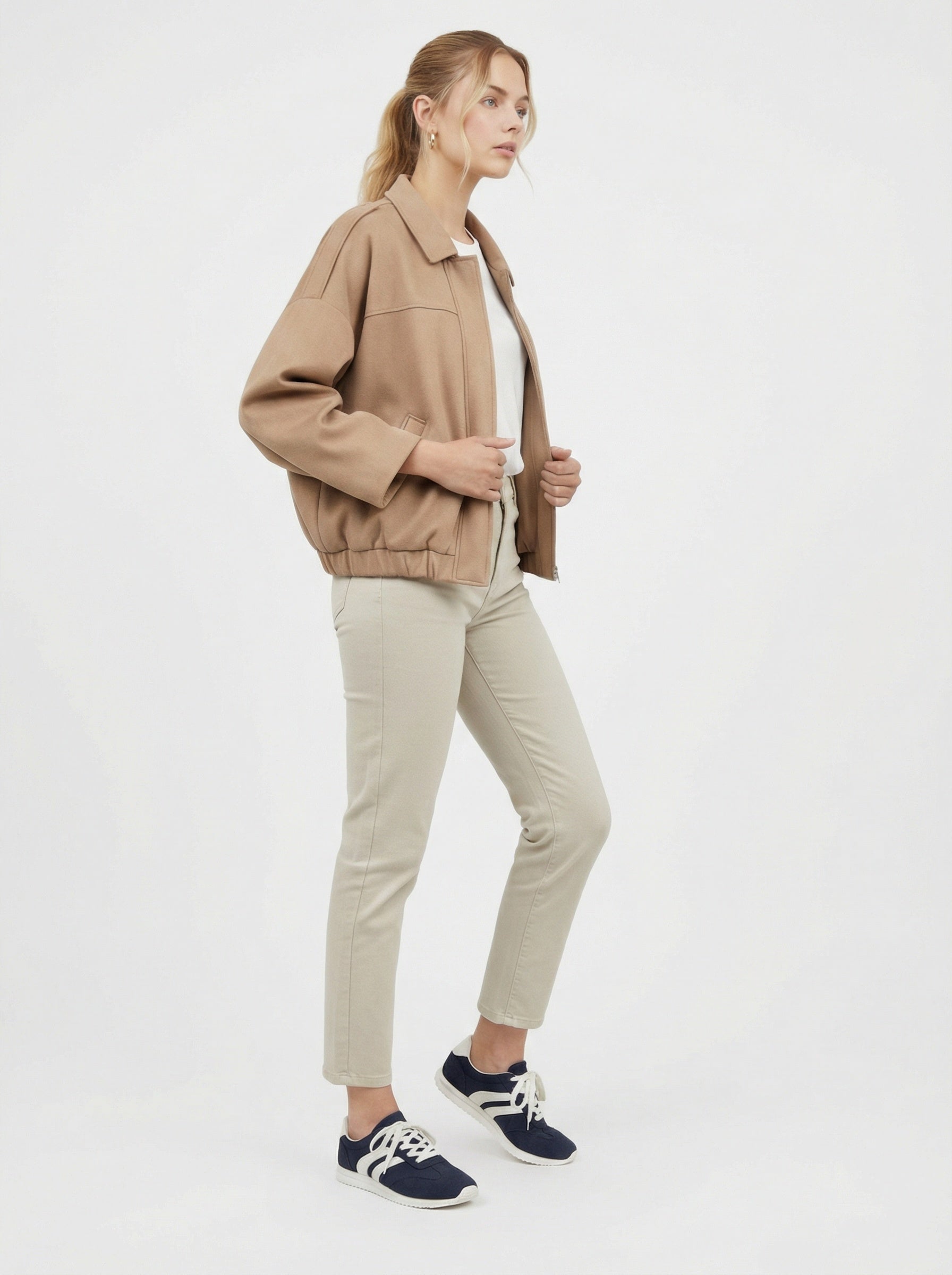 Zapatillas retro para mujer con cordones planos – Estilo casual