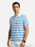 Polo rayé style Riviera pour homme