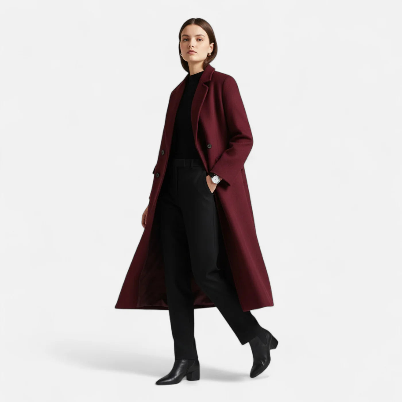 Manteau long élégant pour femme