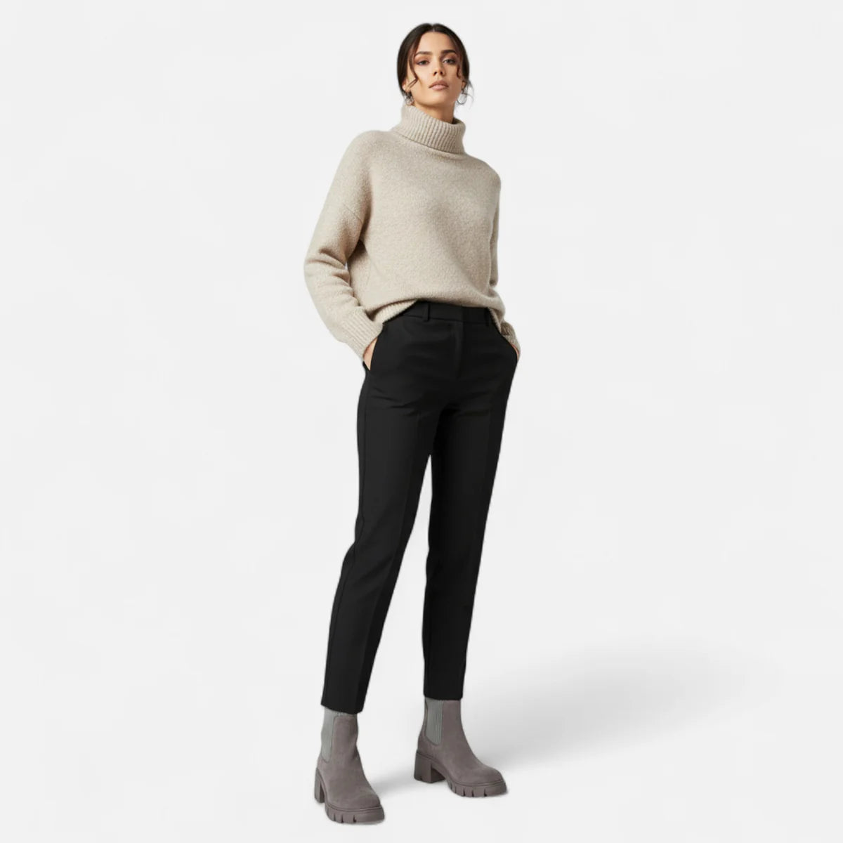 Bottes chelsea femme en daim – élégance sublimée