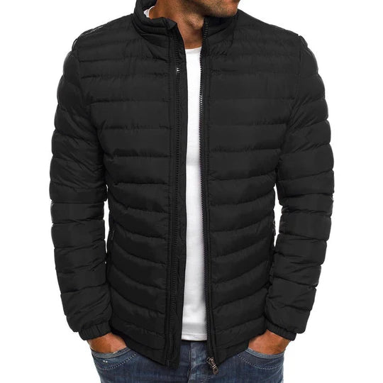 Veste polaire matelassée classique pour hommes