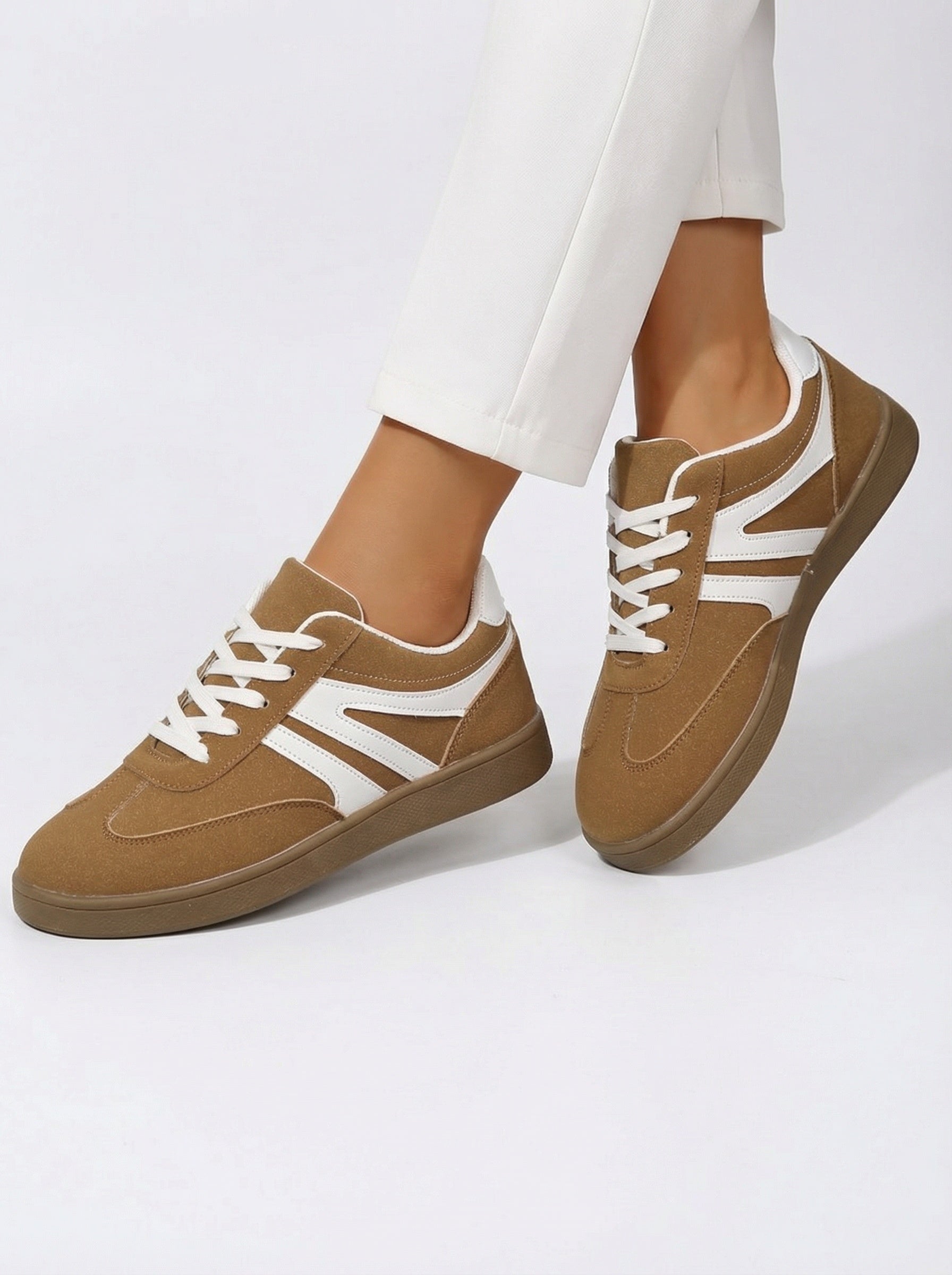 Baskets rétro décontractées pour femme