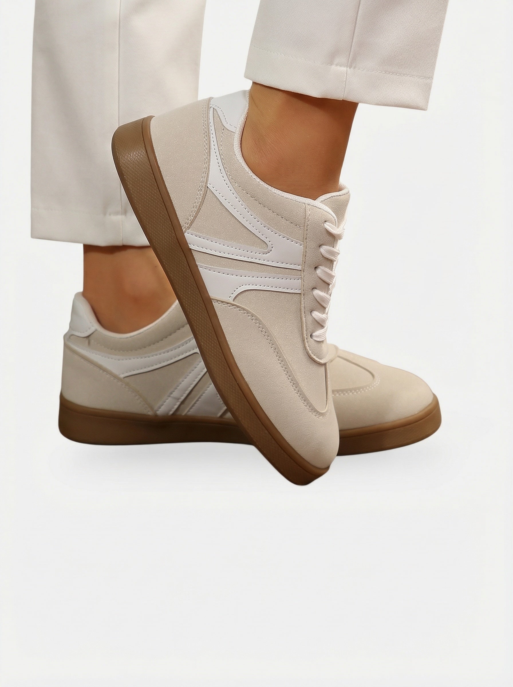 Baskets rétro décontractées pour femme