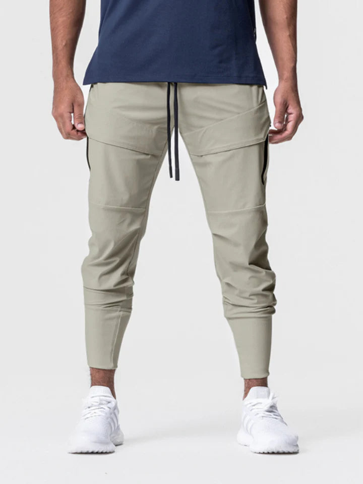 Pantalon de survêtement pour hommes avec poches zippées