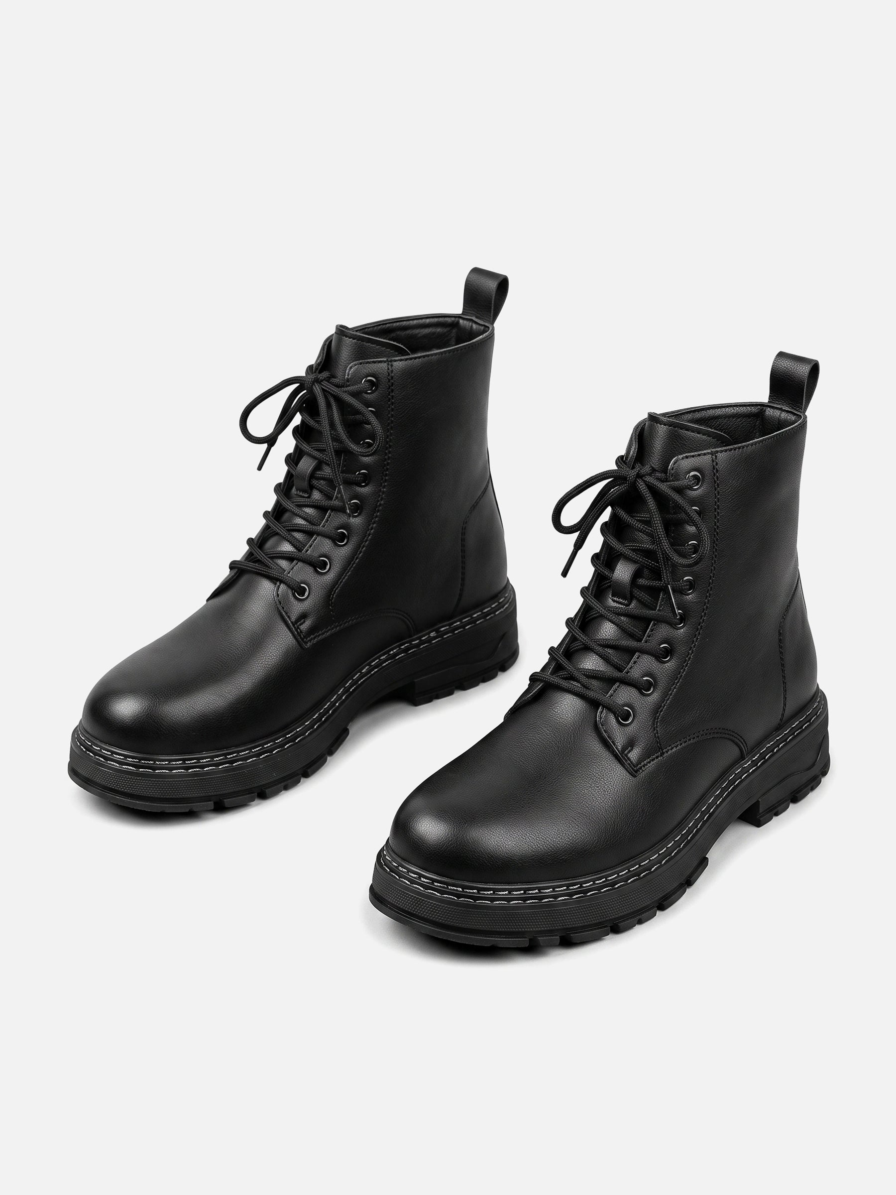 Bottines Rangers Homme en Cuir Lacées