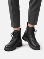 Bottines Rangers Homme en Cuir Lacées