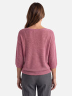 Pull Femme Crochet Manches Chauve-Souris