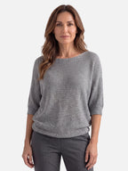 Pull Femme Crochet Manches Chauve-Souris
