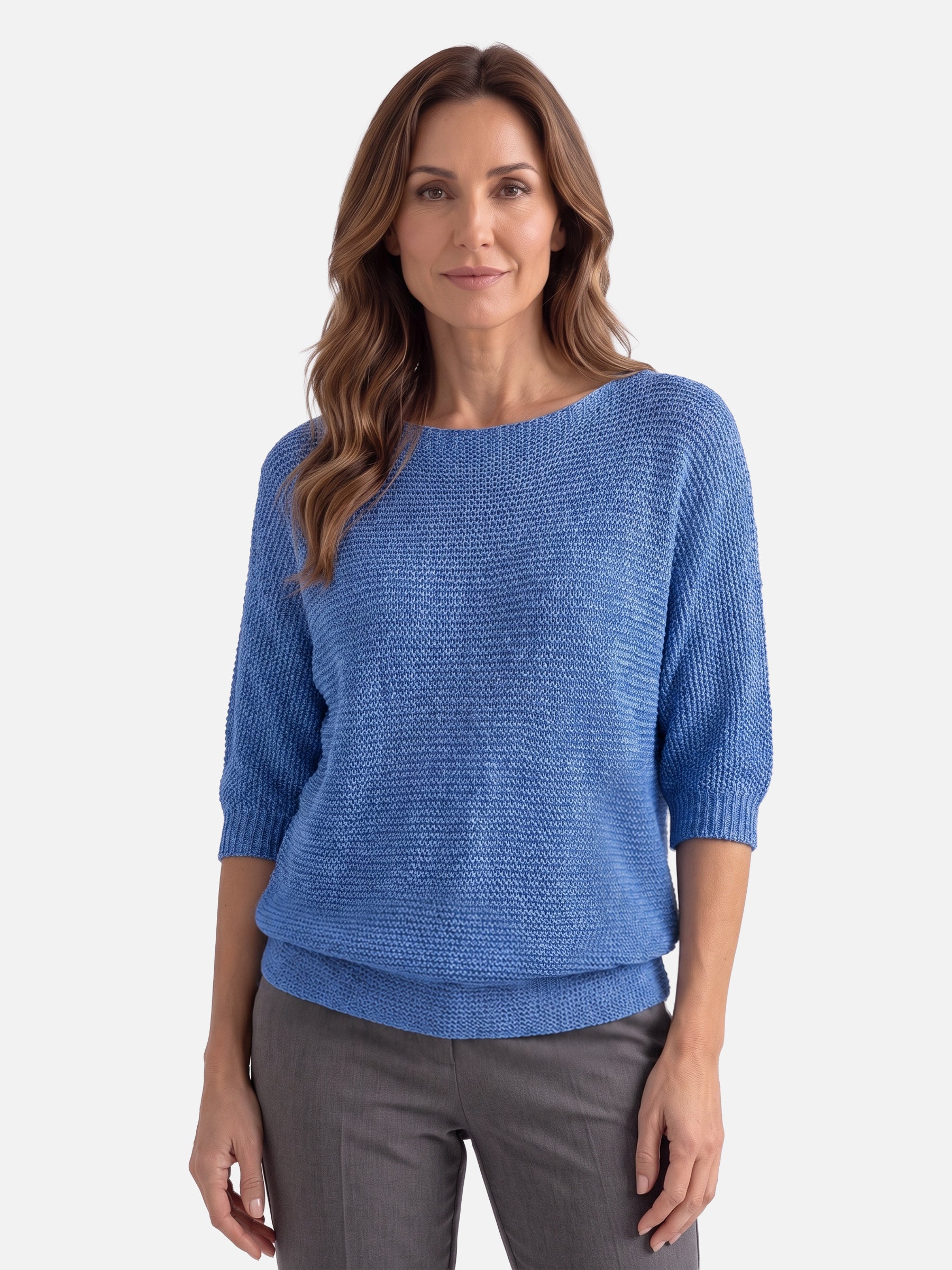 Pull Femme Crochet Manches Chauve-Souris