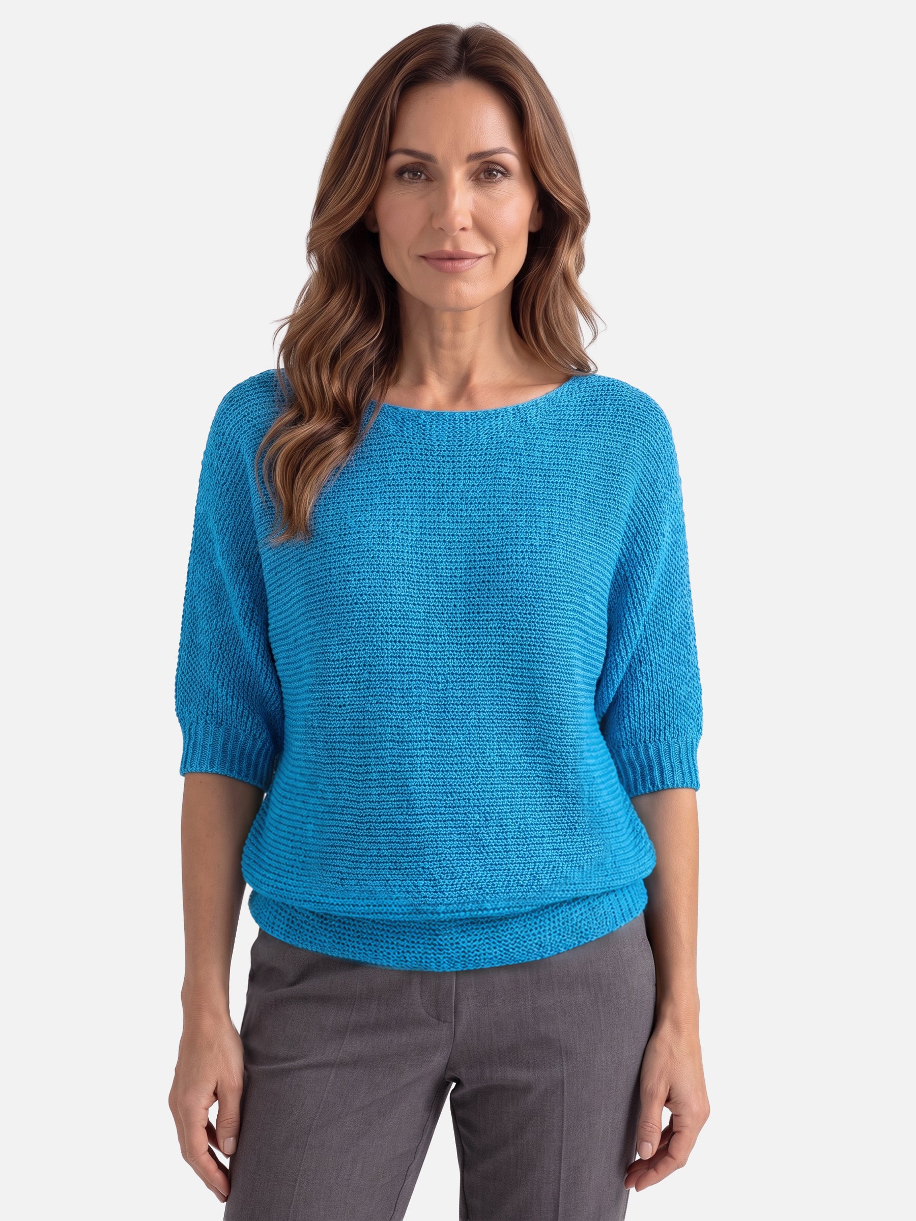Pull Femme Crochet Manches Chauve-Souris