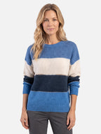 Pull Femme Colorblock en Maille