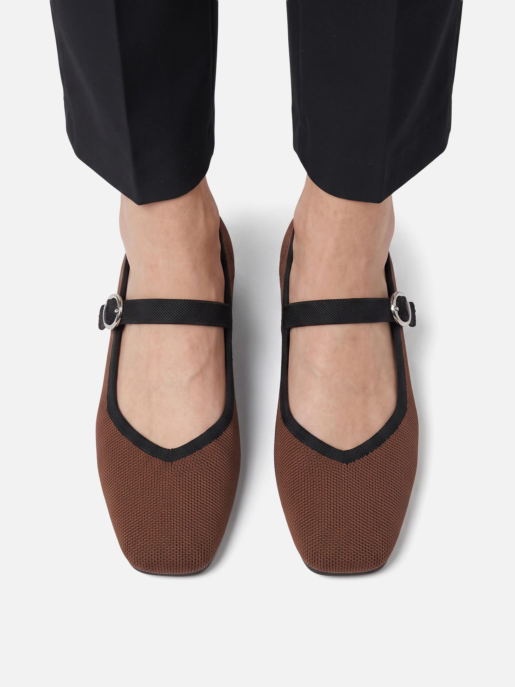 Ballerines Mary Jane Femme en Maille