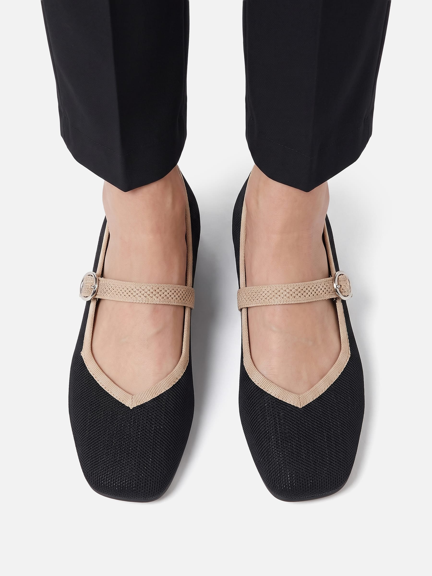 Ballerines Mary Jane Femme en Maille