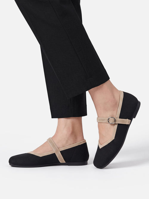 Ballerines Mary Jane Femme en Maille
