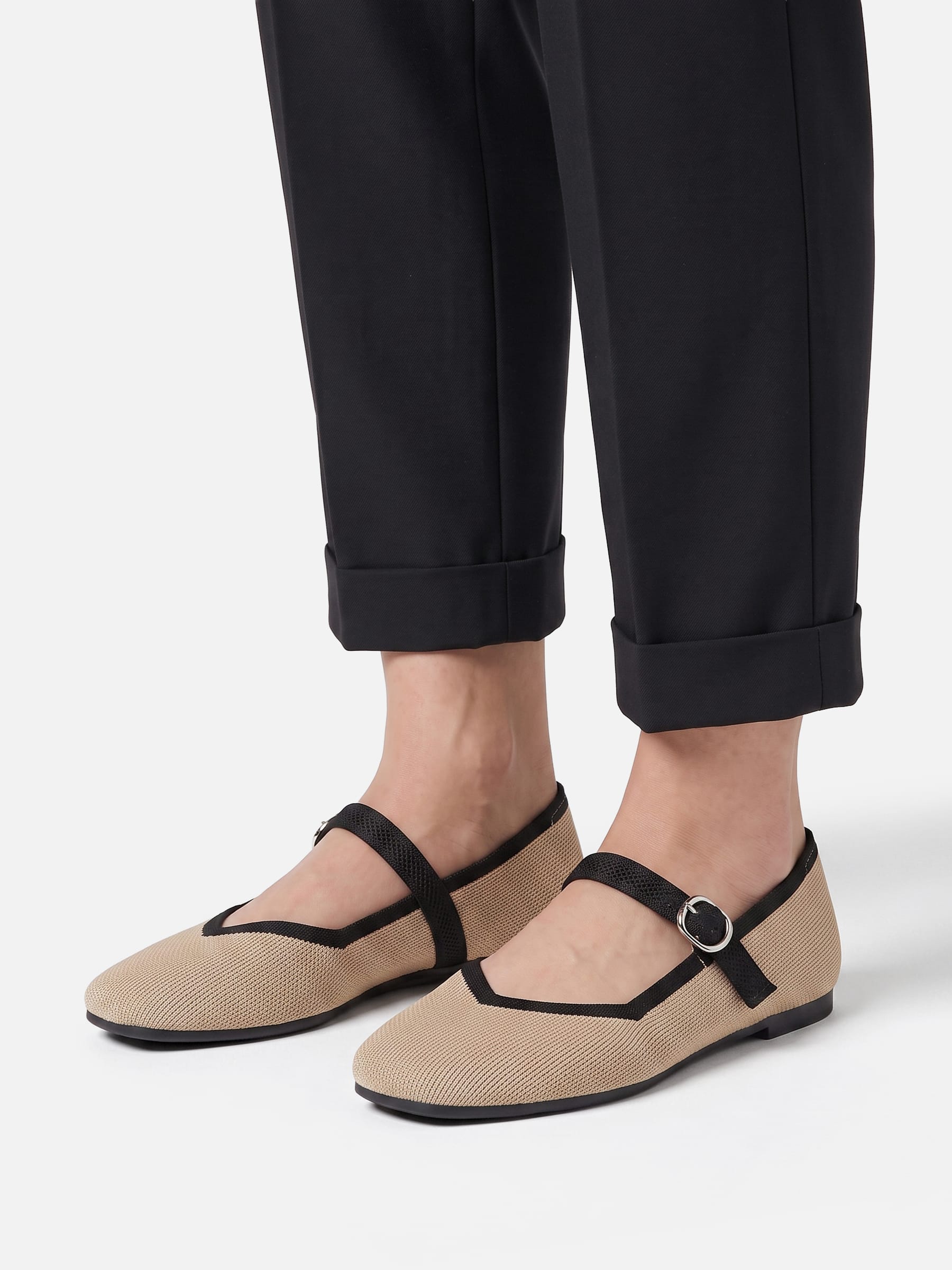 Ballerines Mary Jane Femme en Maille
