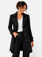 Women's Single Breasted Trench Coat
