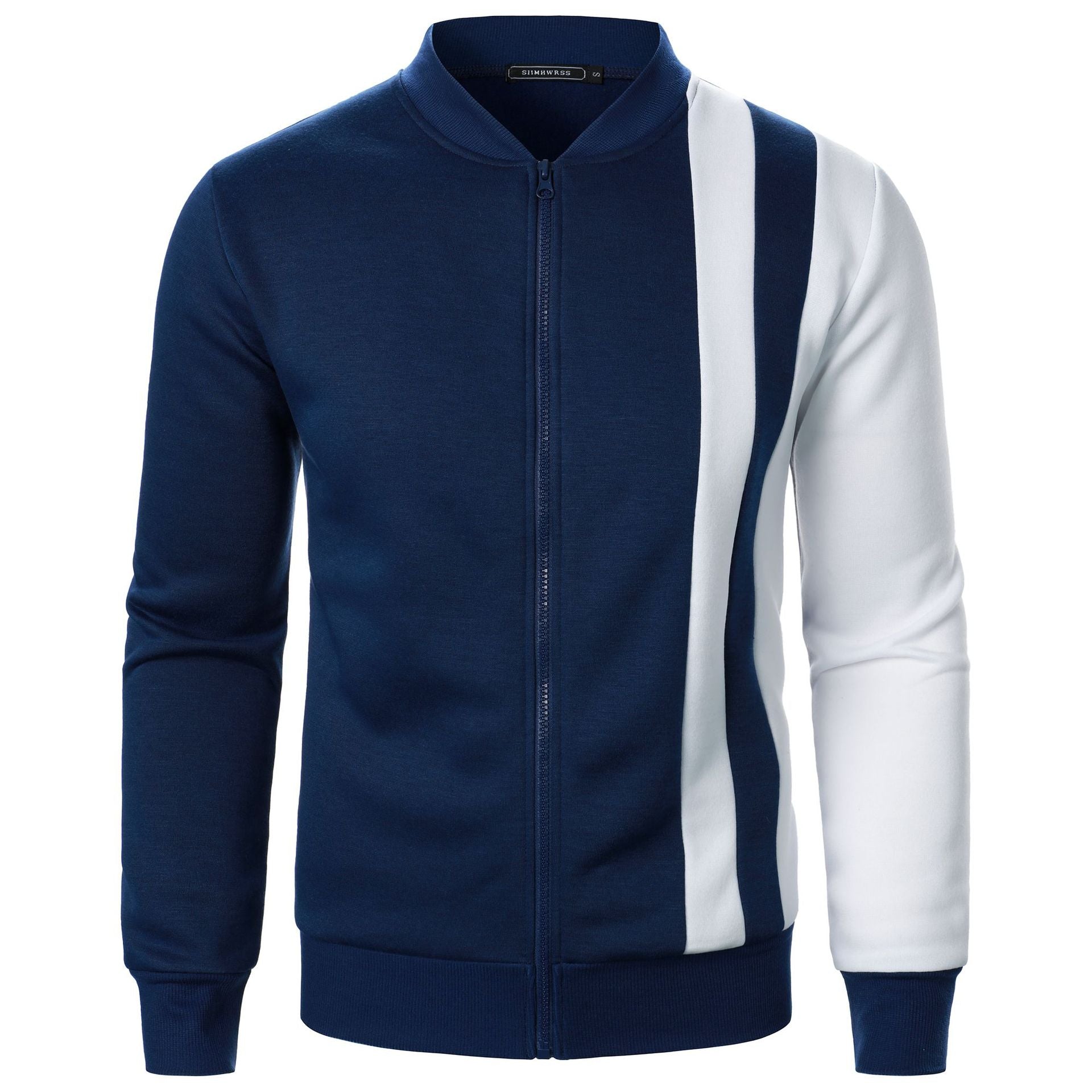 Pull-over zippé coloré pour hommes