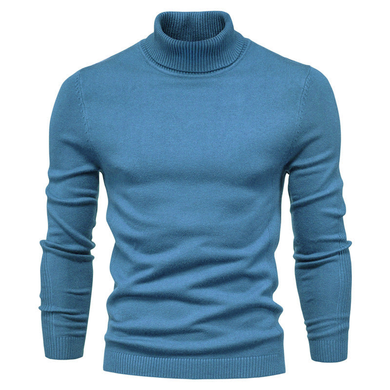 Pull slim à col rond pour hommes