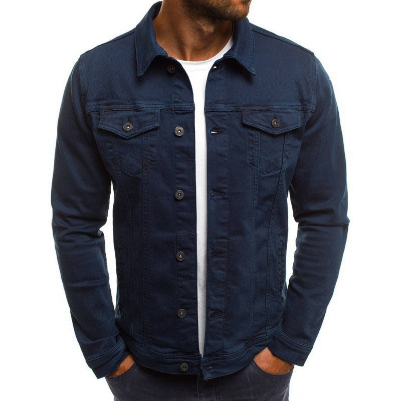 Veste en jean classique pour hommes