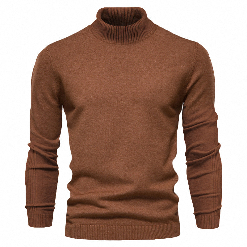 Pull slim à col rond pour hommes