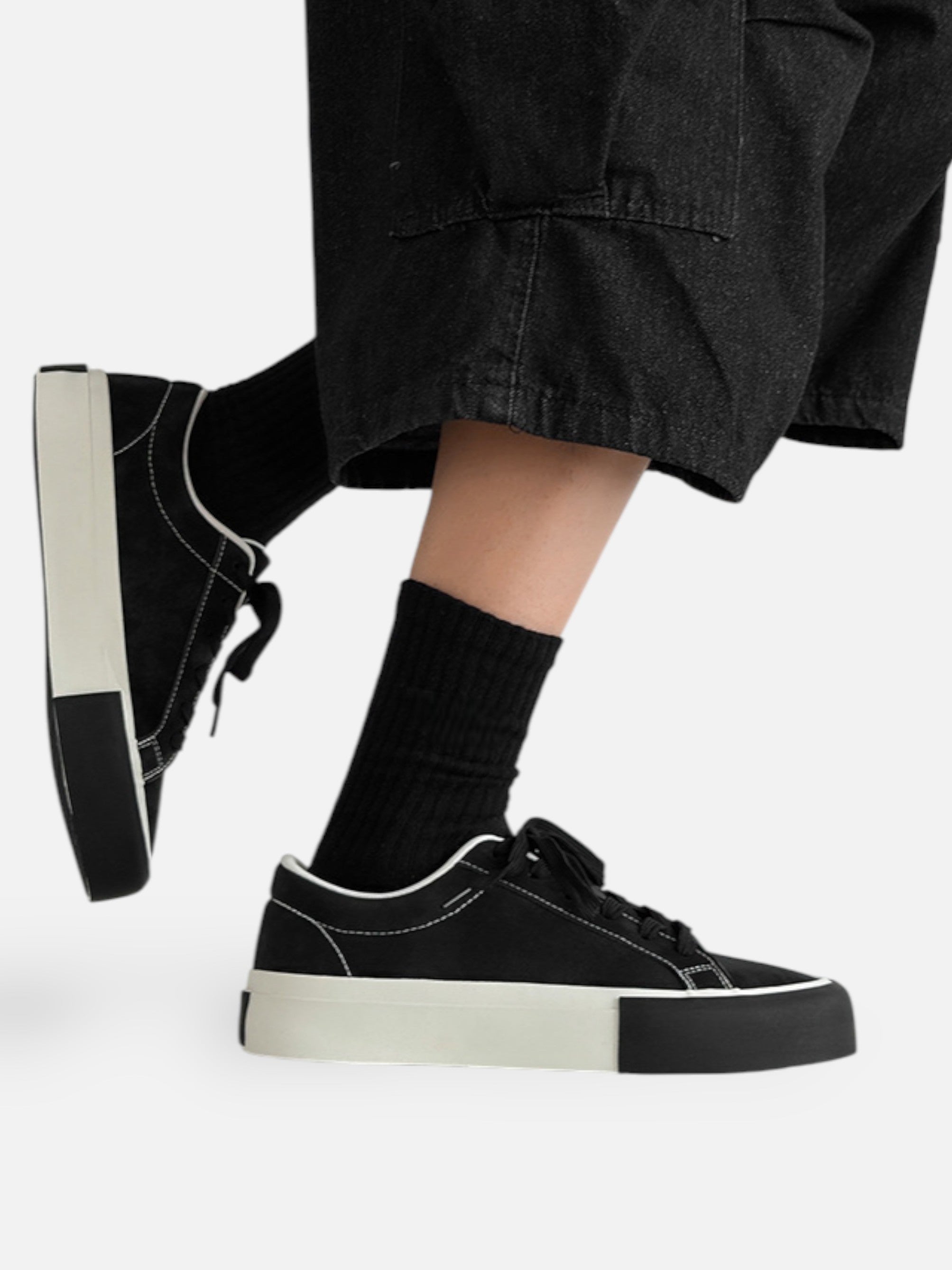 Baskets rétro à lacets pour homme – Style casual vintage