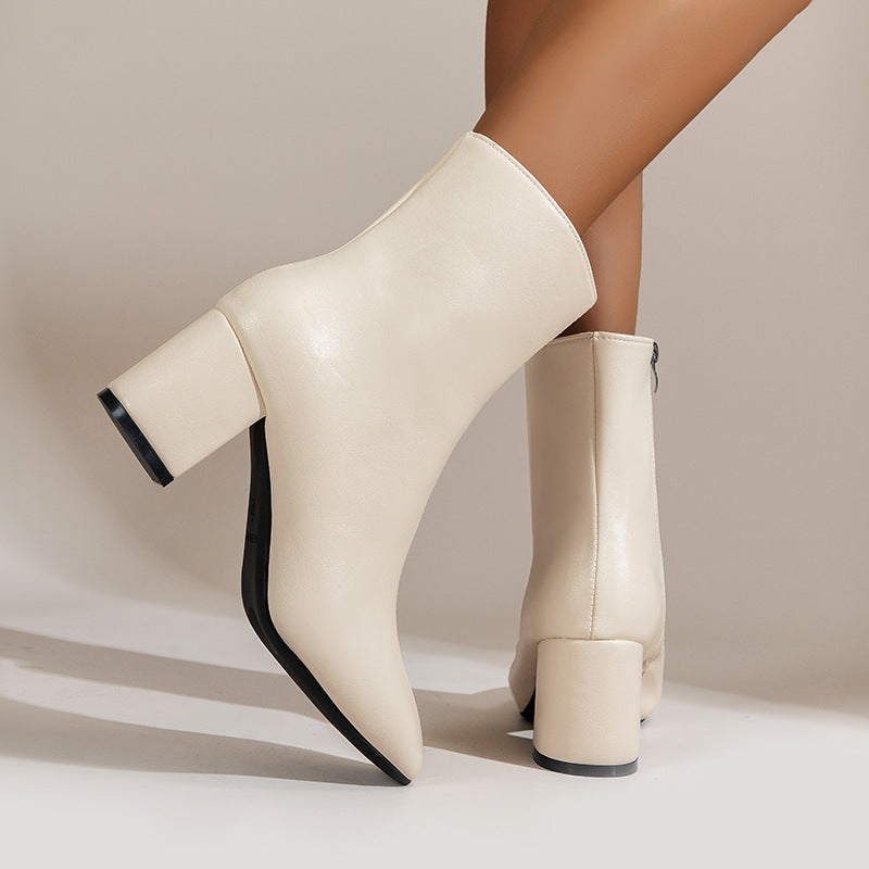 Bottines mi-hauteur chic et confortables pour femme