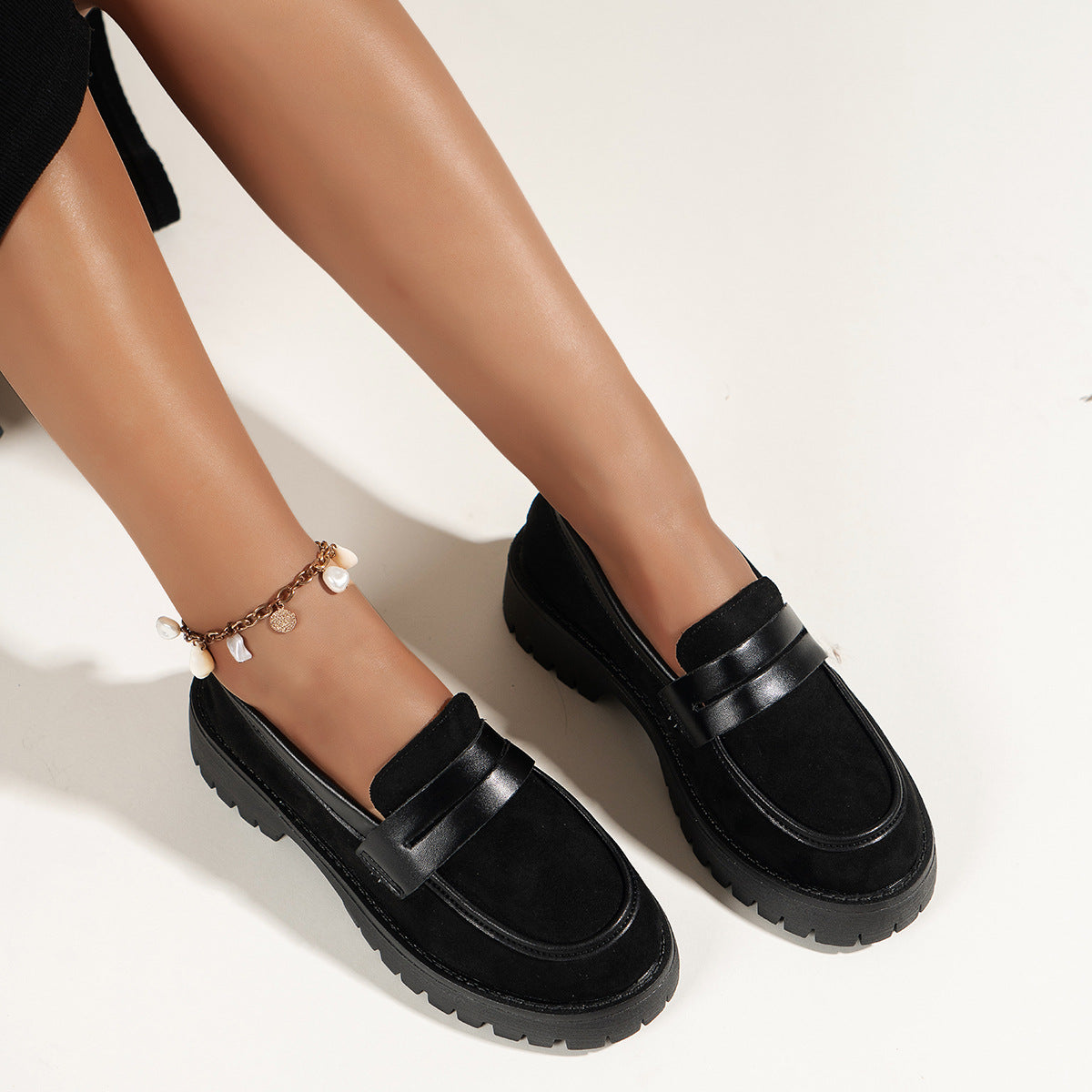 Mocassins à plateforme tendance pour femmes