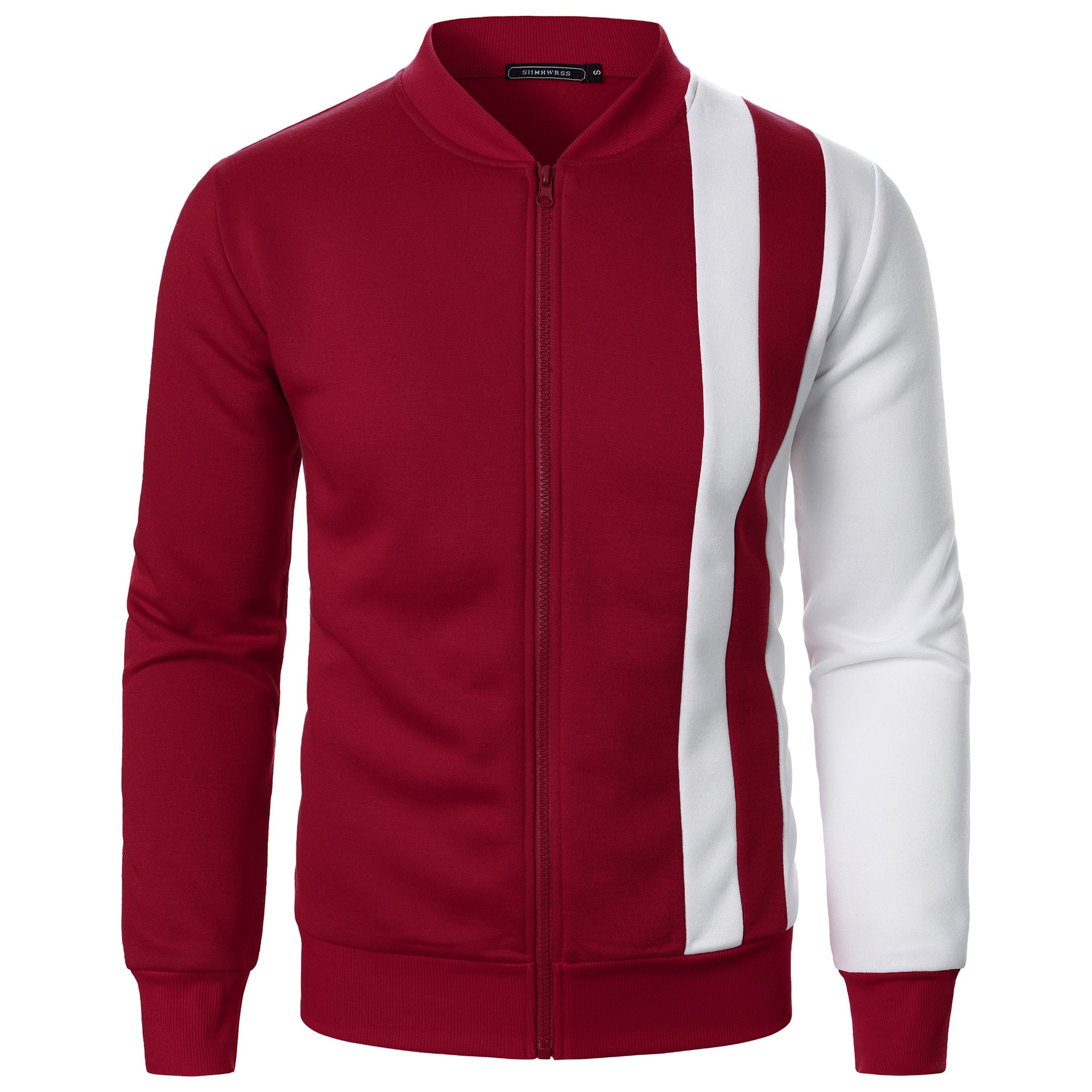 Pull-over zippé coloré pour hommes