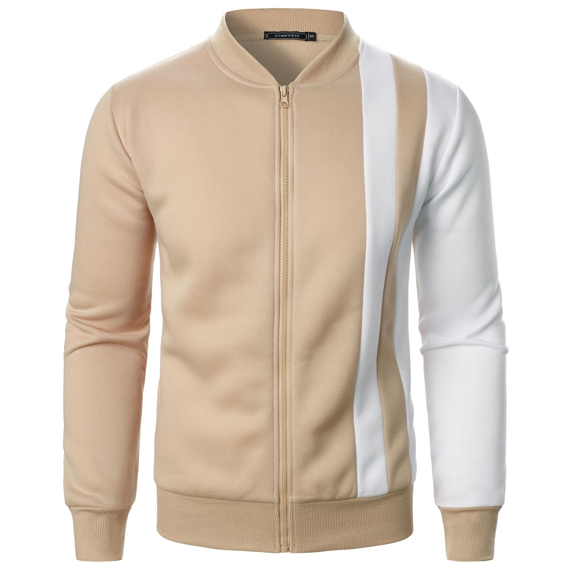 Pull-over zippé coloré pour hommes