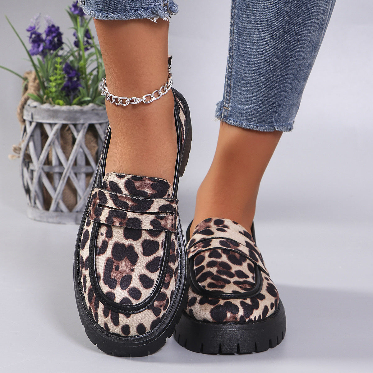 Mocassins à plateforme tendance pour femmes