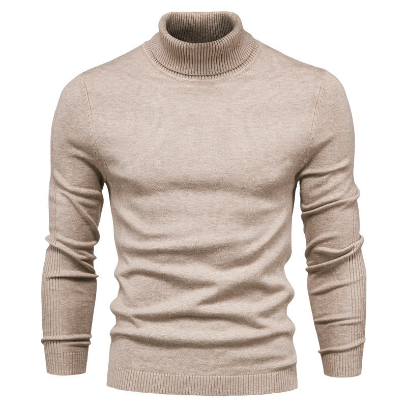 Pull slim à col rond pour hommes