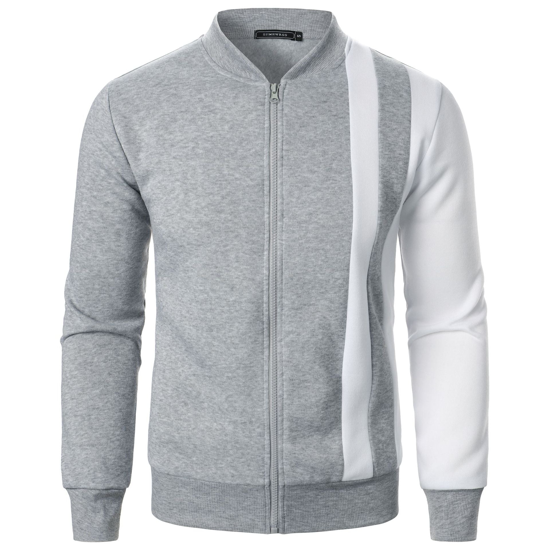 Pull-over zippé coloré pour hommes