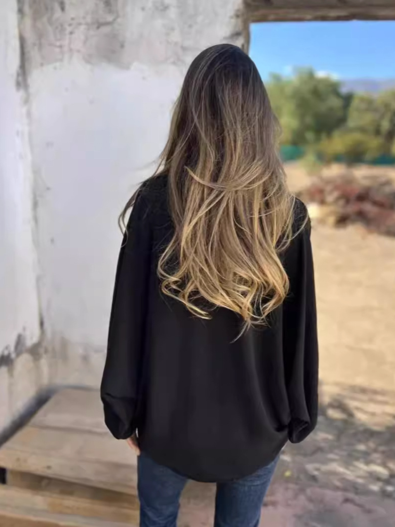 Chemise confortable à manches longues pour femme