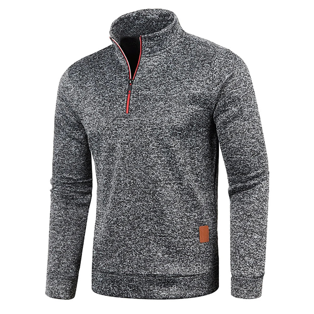 Sweat athlétique demi-zip pour hommes