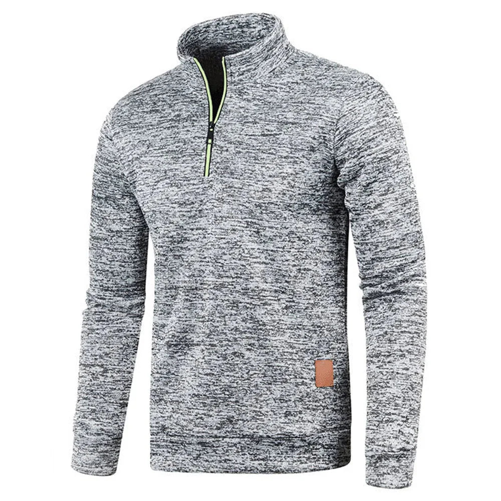 Sweat athlétique demi-zip pour hommes