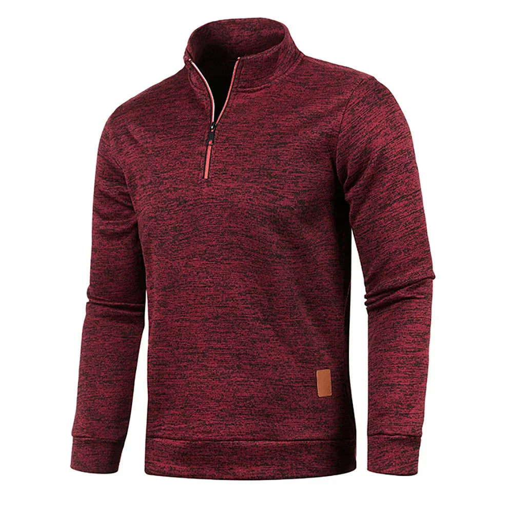 Sweat athlétique demi-zip pour hommes