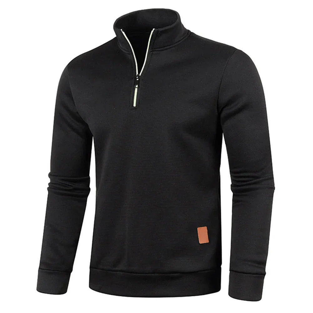 Sweat athlétique demi-zip pour hommes