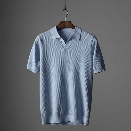 Polo en maille pour hommes