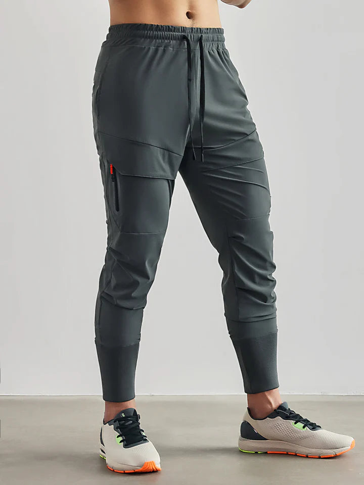 Pantalon de survêtement pour hommes avec poches zippées